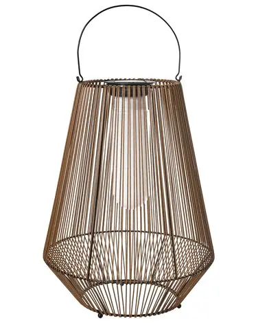 Linterna solar LUSWISHI 68 cm Natural - Accesorios decorativos