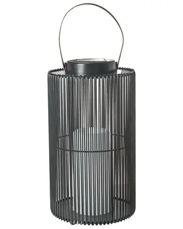 Linterna solar MACHILI 53 cm Negro - Accesorios decorativos