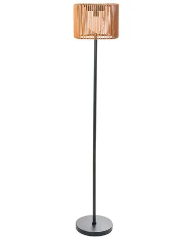 Lámpara de pie LED solar de exterior LUENA Marrón - Accesorios decorativos