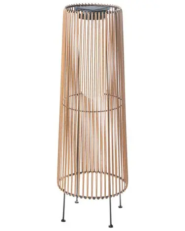 Linterna solar SEMLIKI 68 cm Natural - Accesorios decorativos