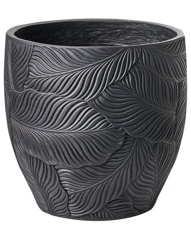 Maceta BAIYUN 42 cm Negro - Jardín y balcón