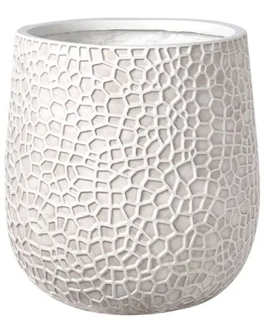 Maceta QIYUN 41 cm Beige claro - Jardín y balcón