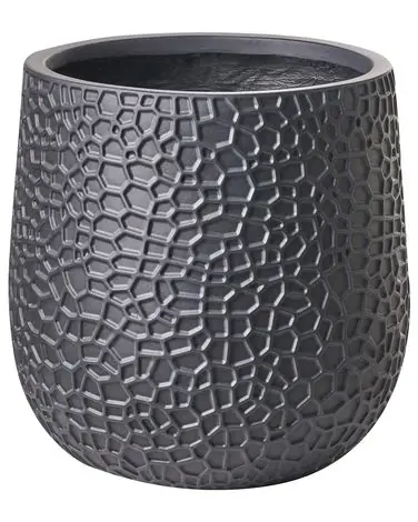 Maceta QIYUN 41 cm Negro - Jardín y balcón