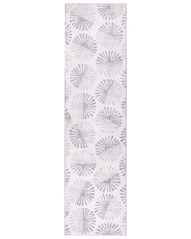 Alfombra CATAK Blanco crema 80 x 300 cm - Accesorios decorativos