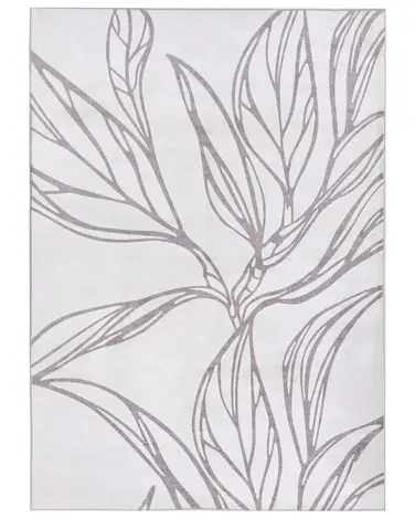 Alfombra ERZURUM Beige claro 140 x 200 cm - Accesorios decorativos