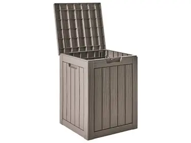 Arcón MEDELLIN 46 cm 43 cm Gris pardo - Jardín y balcón