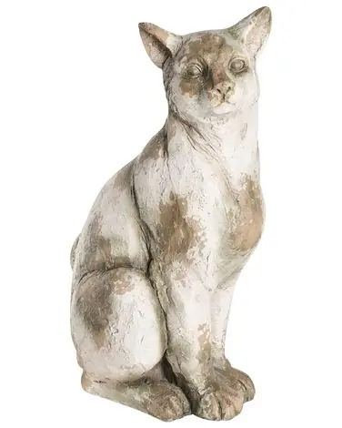 Estatua de jardín OFFIDA Gato Beige - Jardín y balcón