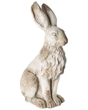Estatua de jardín NEIVE Liebre Beige - Jardín y balcón