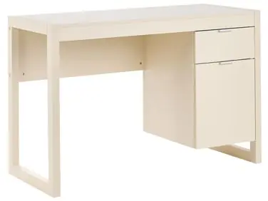 Escritorio JOHNSON Beige claro 112 cm 50 cm - Oficina