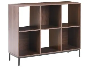 Estantería PEMBERTON 73 cm Marrón oscuro - Sala de estar