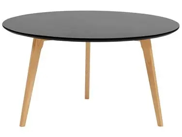 Mesa de centro TENNESSEE Negro - Sala de estar