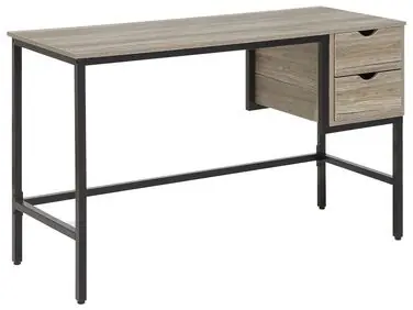 Escritorio GRANT Marrón claro 120 cm 48 cm con cajones - Oficina