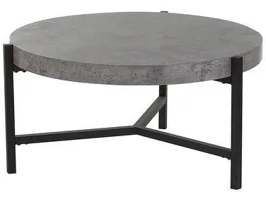 Mesa de centro BONITA Gris efecto hormigón - Sala de estar