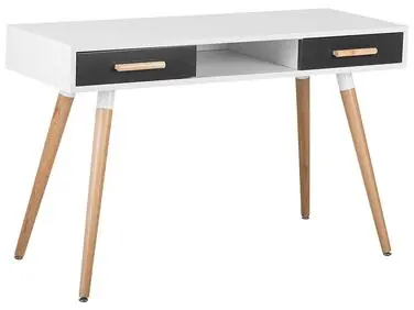 Escritorio FRISCO Gris 120 cm 45 cm con cajones - Oficina