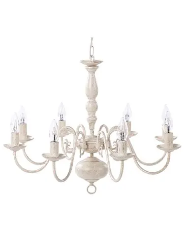 Chandelier BRITHON Metal White - Home Accessories