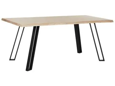 Mesa de comedor GRAHAM Marrón claro 180 cm 90 cm