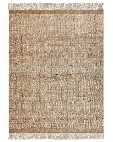 Alfombra ABANA Beige 160 x 230 cm Yute - Accesorios decorativos