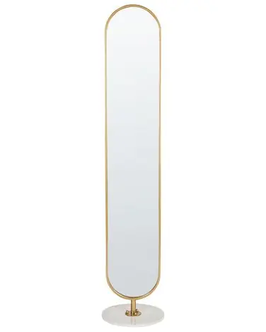 Perchero con espejo MOODY 170 cm Metal Dorado - Accesorios decorativos