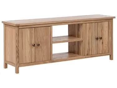 TV Stand SALTON Sassafras Wood Brown - Living Room