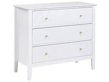 3 Drawer Chest ASSISI White - Living Room