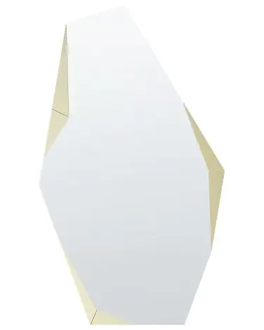 Wall Mirror ARGUEL 68 cm 120 cm Gold - Home Accessories