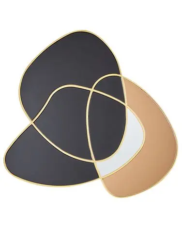Wall Mirror TAILLY 99 cm 89 cm Black - Home Accessories