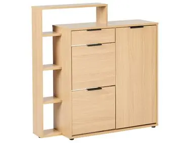 Shoe Storage Cabinet MIRANI Light Brown - Hallway