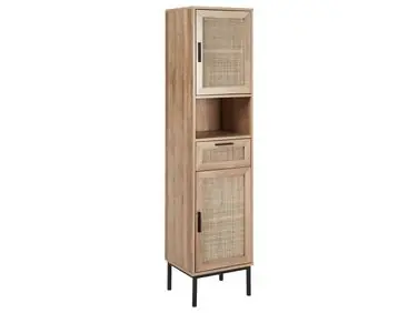 Armario de baño ROSELL 40 cm Marrón claro