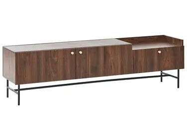TV Stand LISMORE Dark Brown - Living Room