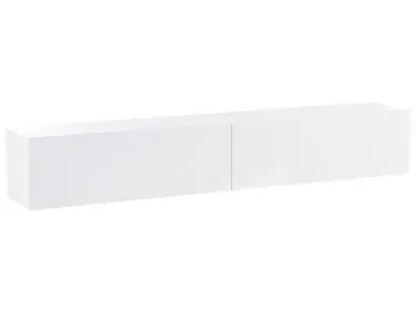 Wall Mounted TV Stand GLADSTONE White - Living Room