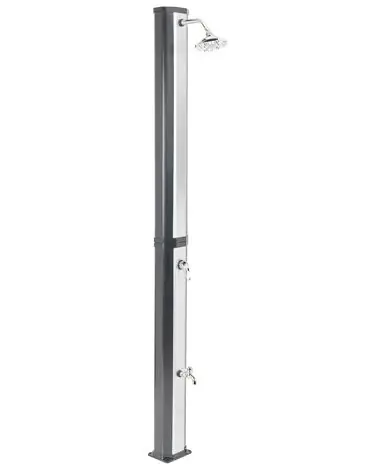 Freestanding Outdoor Solar Shower TOPOCALMA Silver - Garden & Balcony