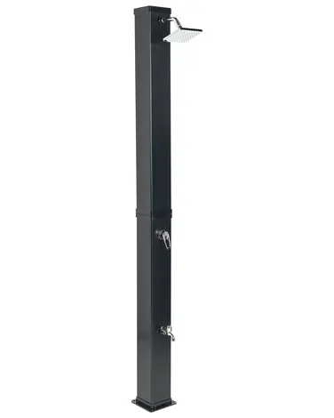 Freestanding Outdoor Solar Shower YARACUY Black - Garden & Balcony
