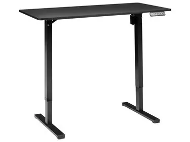 Escritorio de altura regulable eléctrico TAVARES Negro 120 cm 60 cm - Oficina