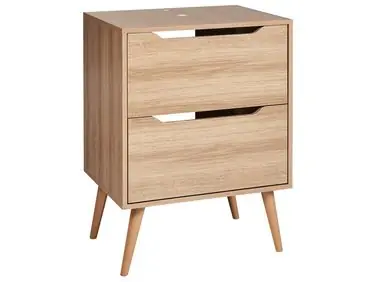 Mueble de baño CARIACICA 60 cm Marrón claro