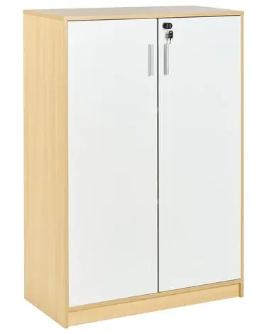 Storage Unit ZEHNA Light Brown/ White - Home Office