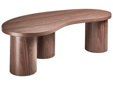 Mesa de centro EASTON Marrón oscuro - Sala de estar