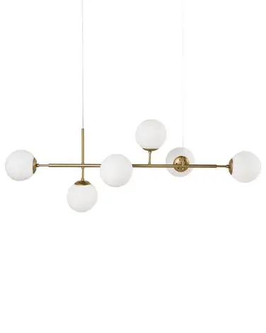 Lámpara colgante KASARI Metal Dorado - Accesorios decorativos