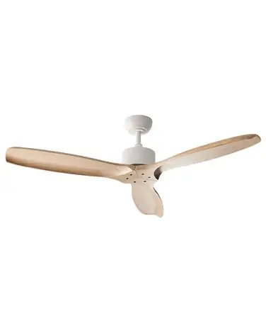 Ventilador de techo ARANI con mando Marrón claro - Accesorios decorativos
