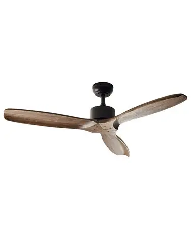 Ventilador de techo ARANI con mando Marrón - Accesorios decorativos