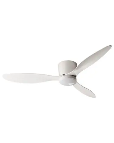 Ventilador de techo con luz VEMBAR con mando LED Blanco - Accesorios decorativos