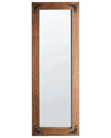 Wall Mirror BLOSVILLE 58 cm 164 cm Fir Wood Brown - Home Accessories