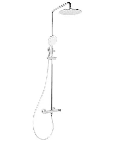 Columna de ducha con efecto lluvia CATAMARCA Plateado - Baño