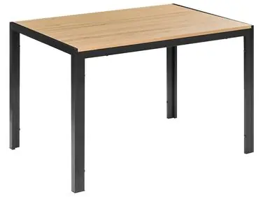 Mesa de comedor MANN Marrón/Negro 120 cm 80 cm