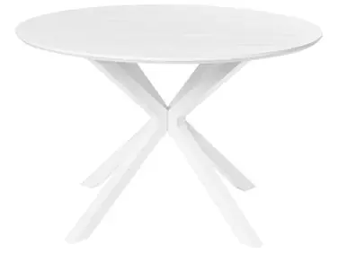 Mesa de comedor FITZROY Blanco 120 cm 120 cm