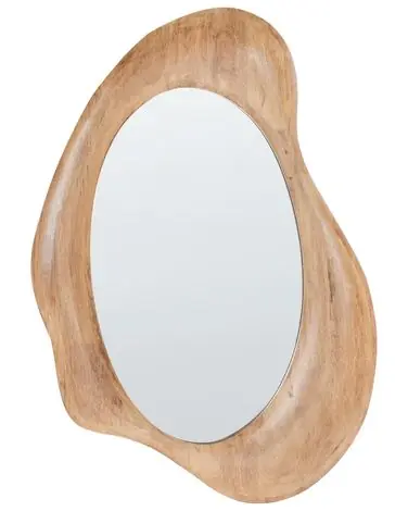 Espejo HOURTIN 68 cm 100 cm Madera Marrón - Accesorios decorativos