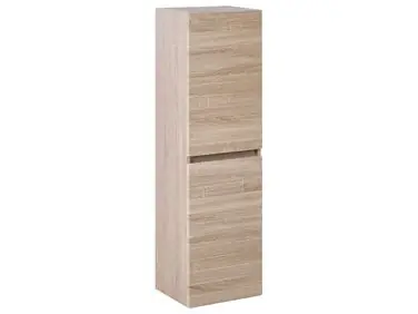 Armario de pared para baño URUCU 35 cm Marrón claro