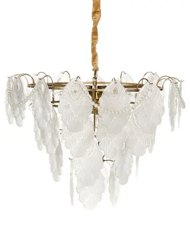 Lámpara de araña ACARIGUA Vidrio Latón - Accesorios decorativos