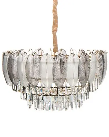 Chandelier CANAGUA Glass Brass - Home Accessories
