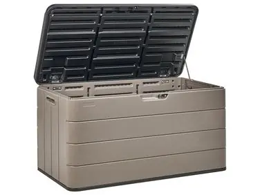 Storage Box MILIES 116 cm 60 cm Brown - Garden & Balcony