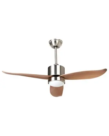 Ceiling Fan with Light MAHAUT with Remote LED Light Brown - Home Accessories